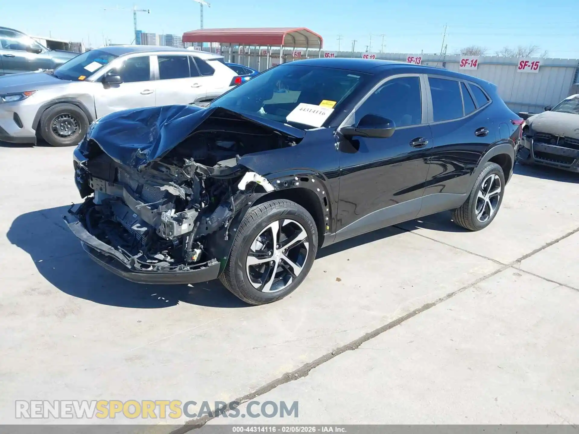 2 Photograph of a damaged car KL77LGEP8SC306124 CHEVROLET TRAX 2025
