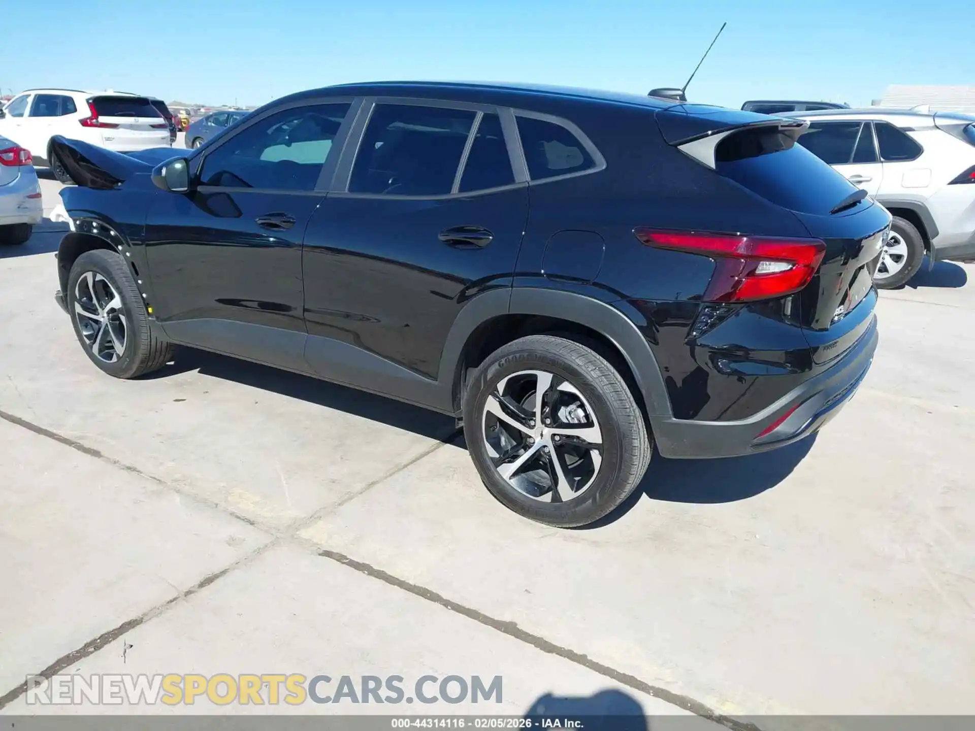 3 Photograph of a damaged car KL77LGEP8SC306124 CHEVROLET TRAX 2025