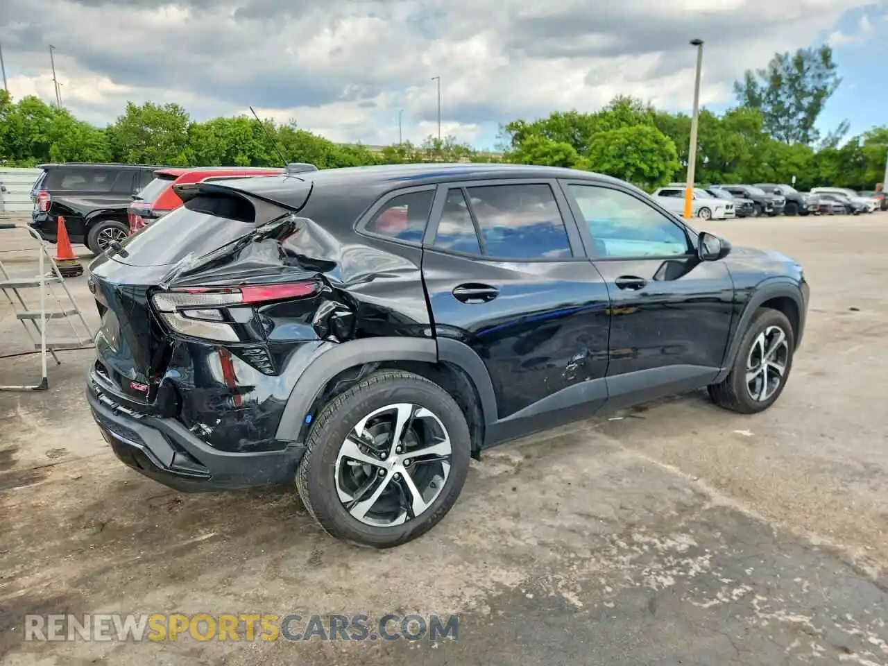 3 Photograph of a damaged car KL77LGEP9SC107597 CHEVROLET TRAX 2025