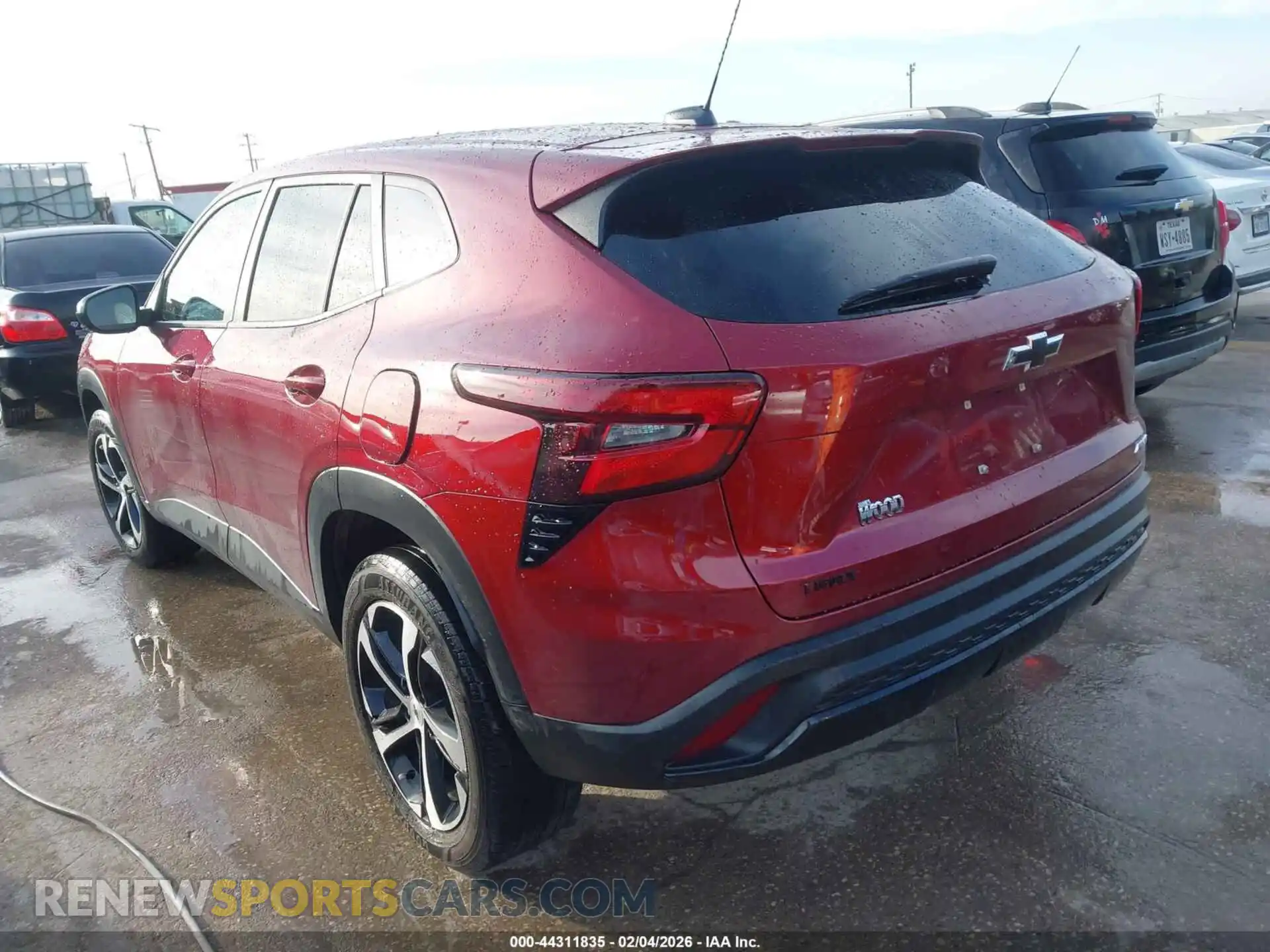 3 Photograph of a damaged car KL77LGEP9SC159196 CHEVROLET TRAX 2025
