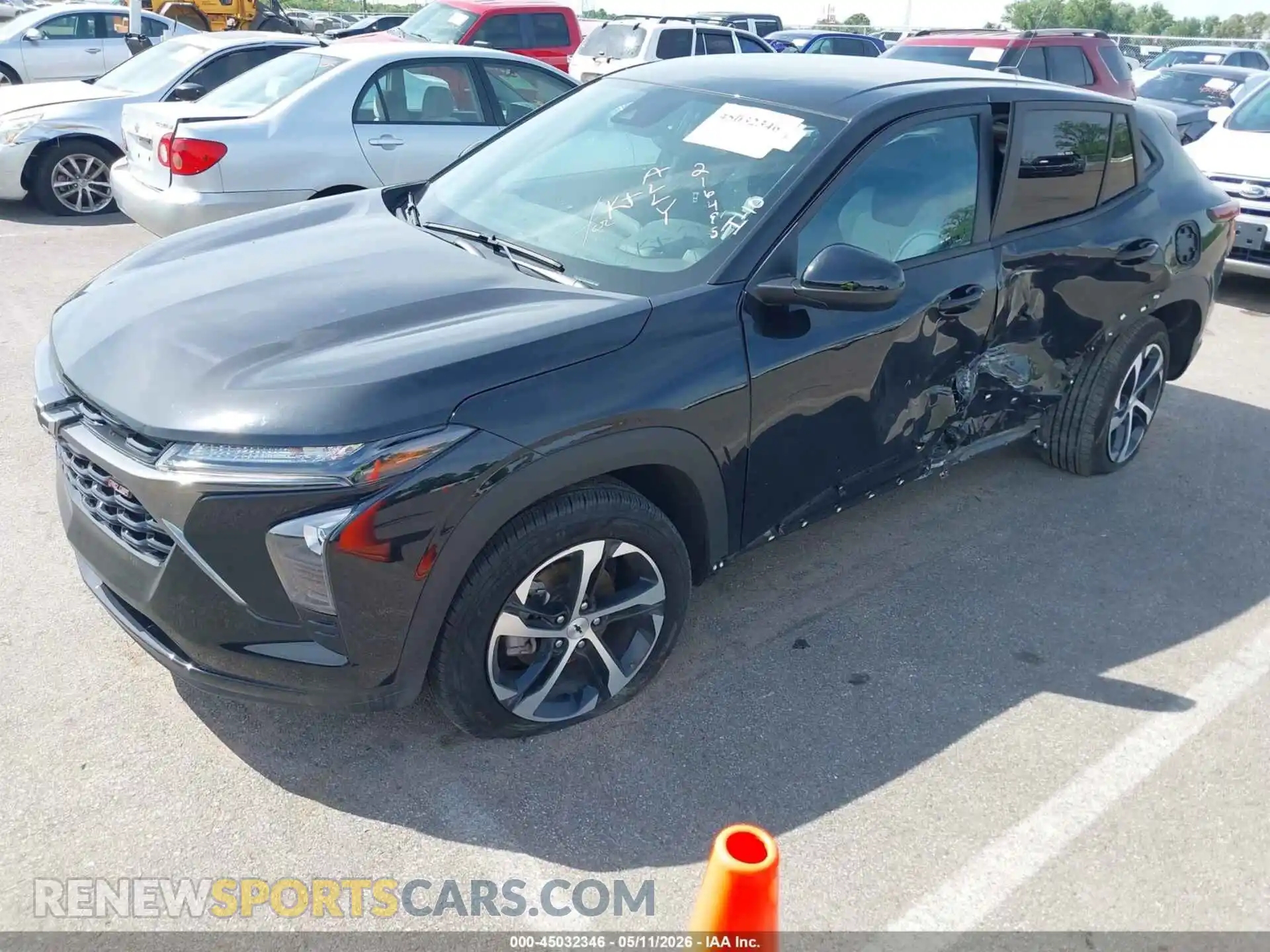 2 Photograph of a damaged car KL77LGEP9SC216495 CHEVROLET TRAX 2025