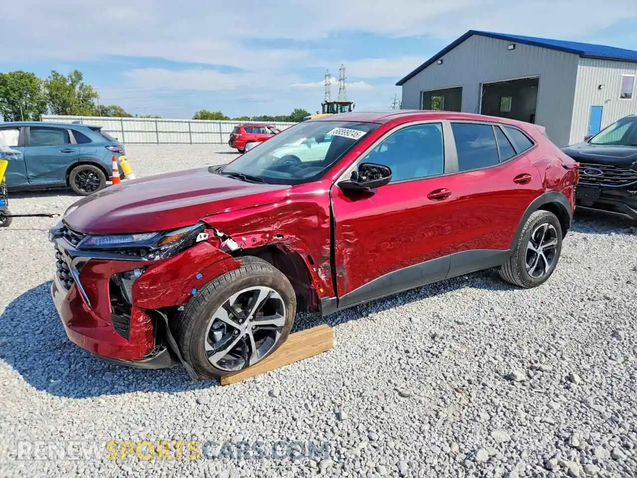 1 Photograph of a damaged car KL77LGEP9SC271318 CHEVROLET TRAX 2025