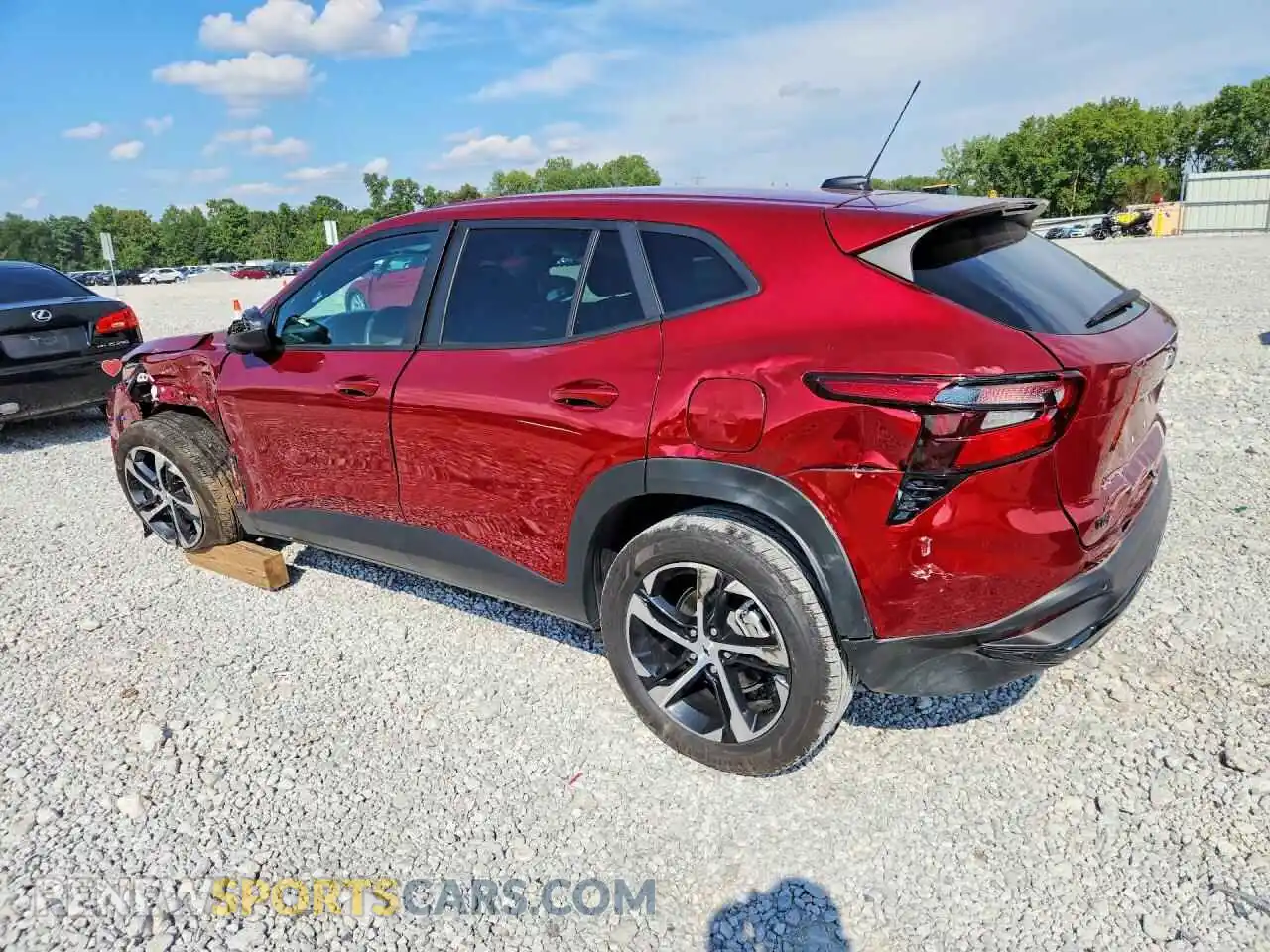2 Photograph of a damaged car KL77LGEP9SC271318 CHEVROLET TRAX 2025
