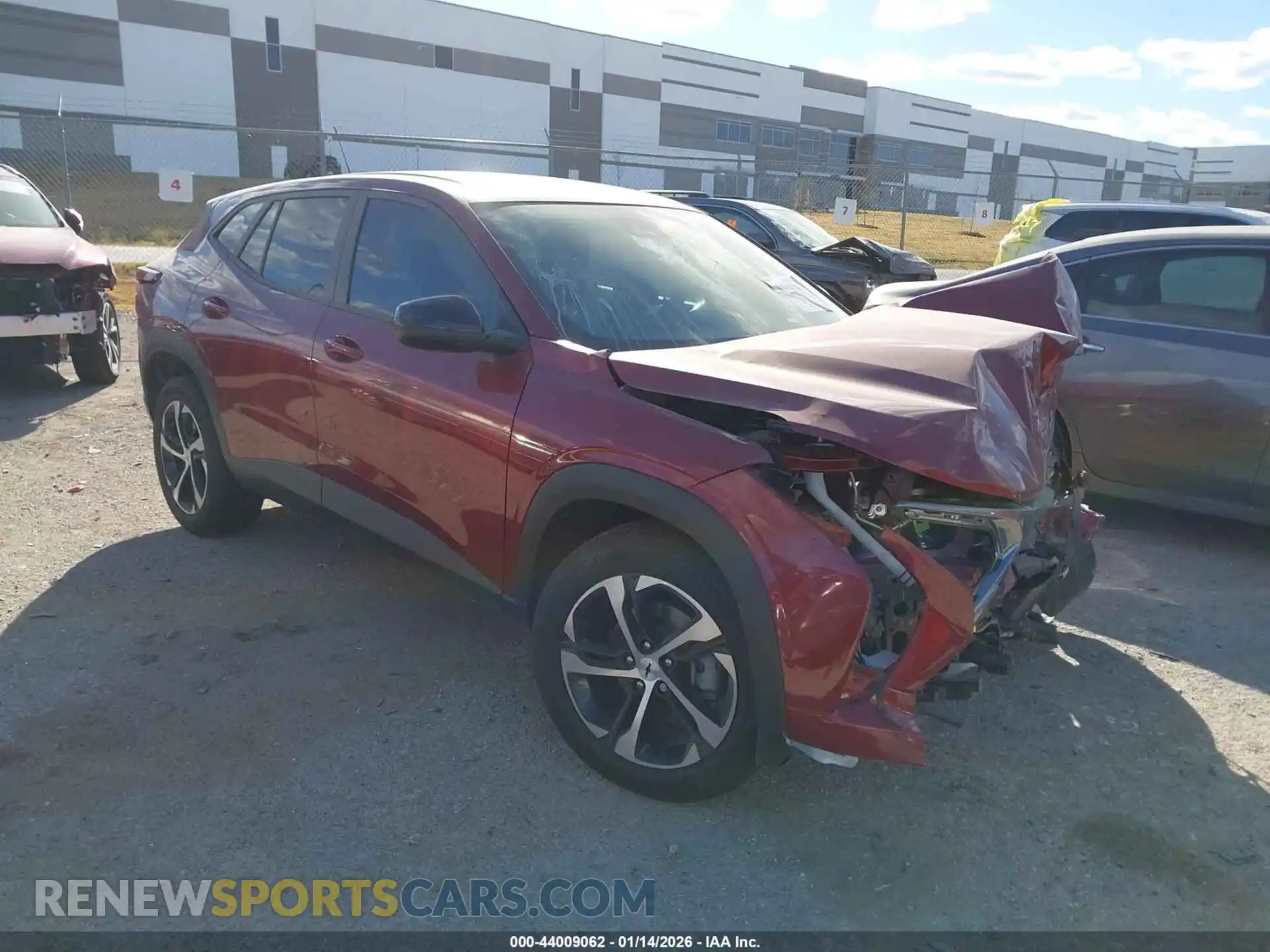 1 Photograph of a damaged car KL77LGEP9SC273781 CHEVROLET TRAX 2025