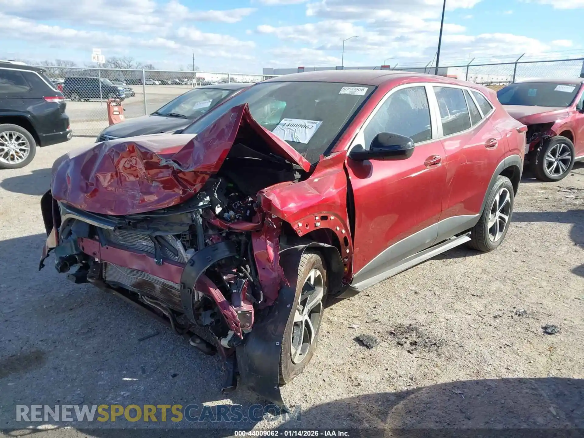 2 Photograph of a damaged car KL77LGEP9SC273781 CHEVROLET TRAX 2025
