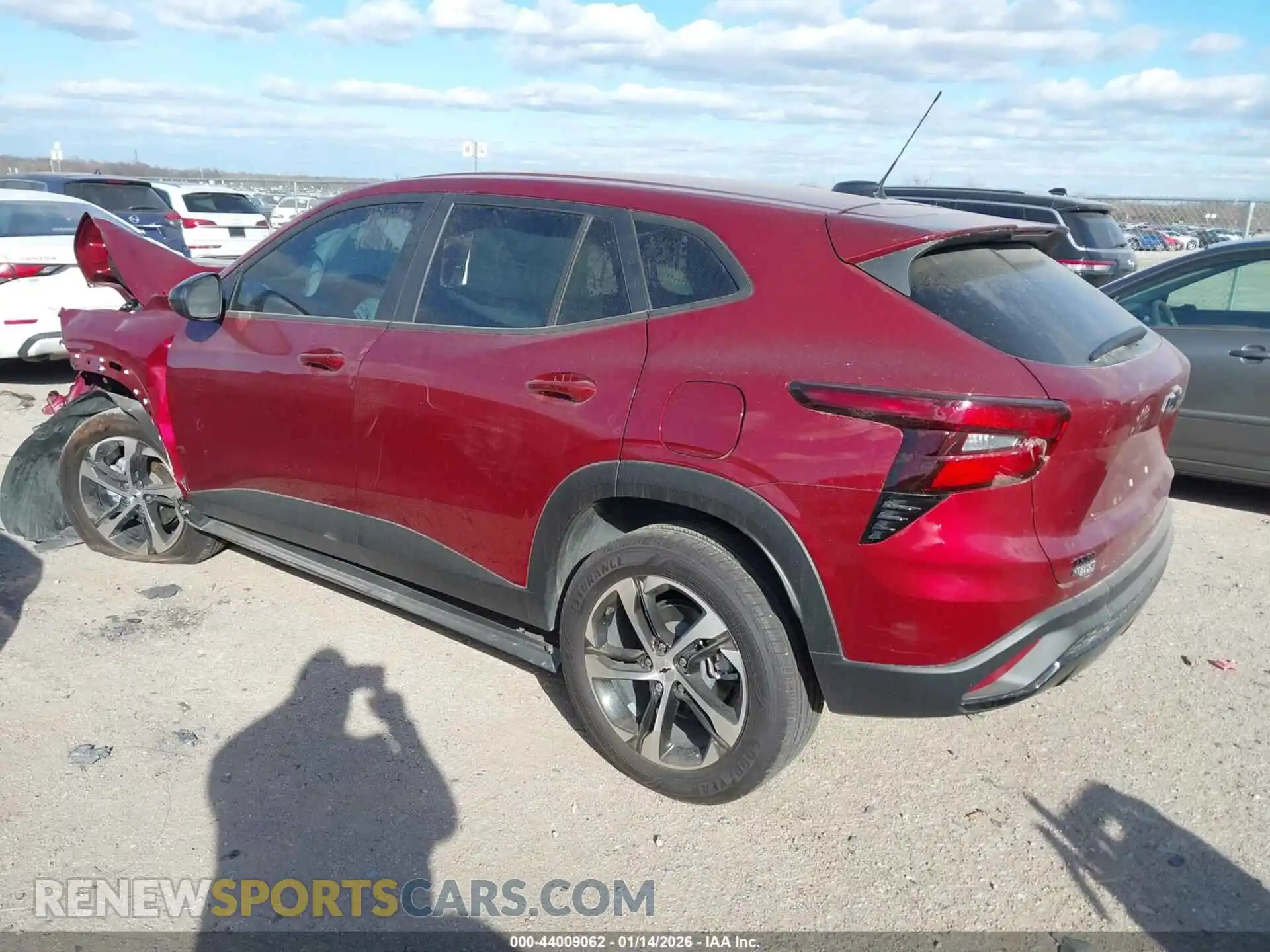 3 Photograph of a damaged car KL77LGEP9SC273781 CHEVROLET TRAX 2025