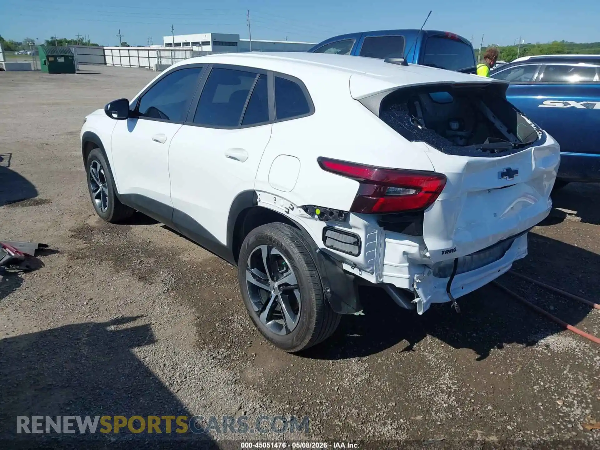 3 Photograph of a damaged car KL77LGEPXSC159241 CHEVROLET TRAX 2025