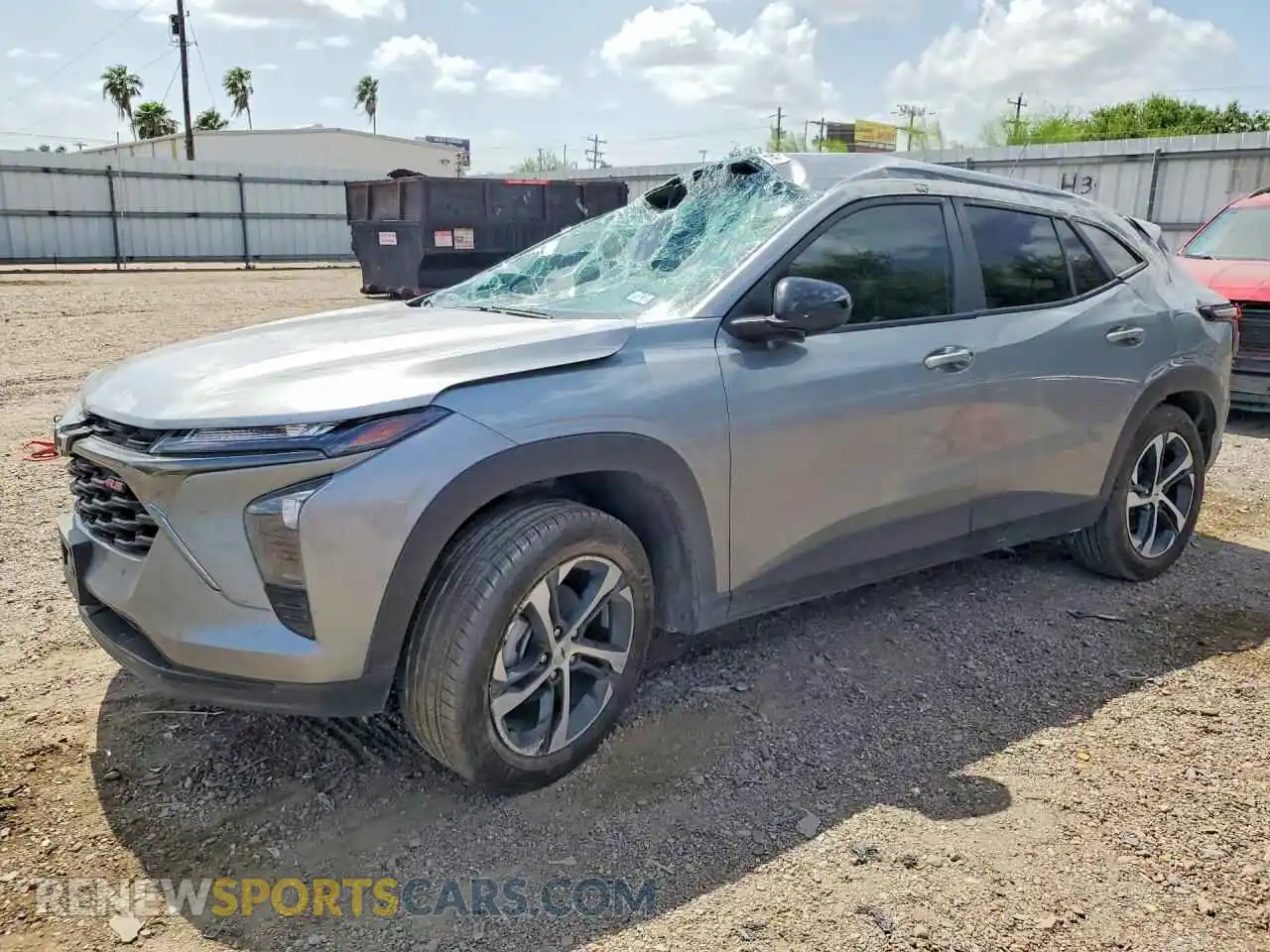 1 Photograph of a damaged car KL77LGEPXSC163094 CHEVROLET TRAX 2025