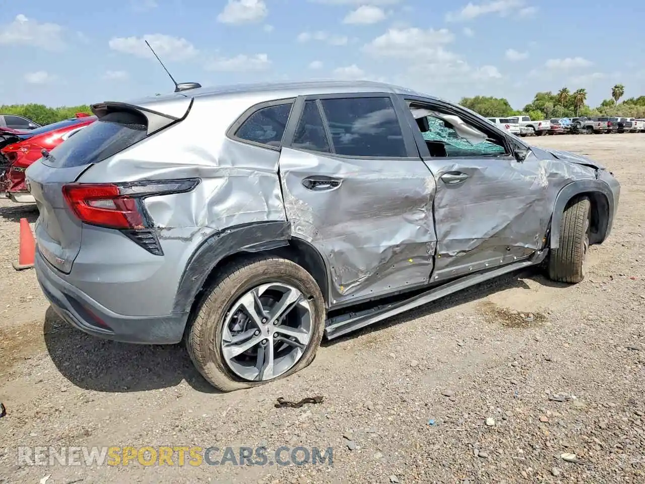 3 Photograph of a damaged car KL77LGEPXSC163094 CHEVROLET TRAX 2025