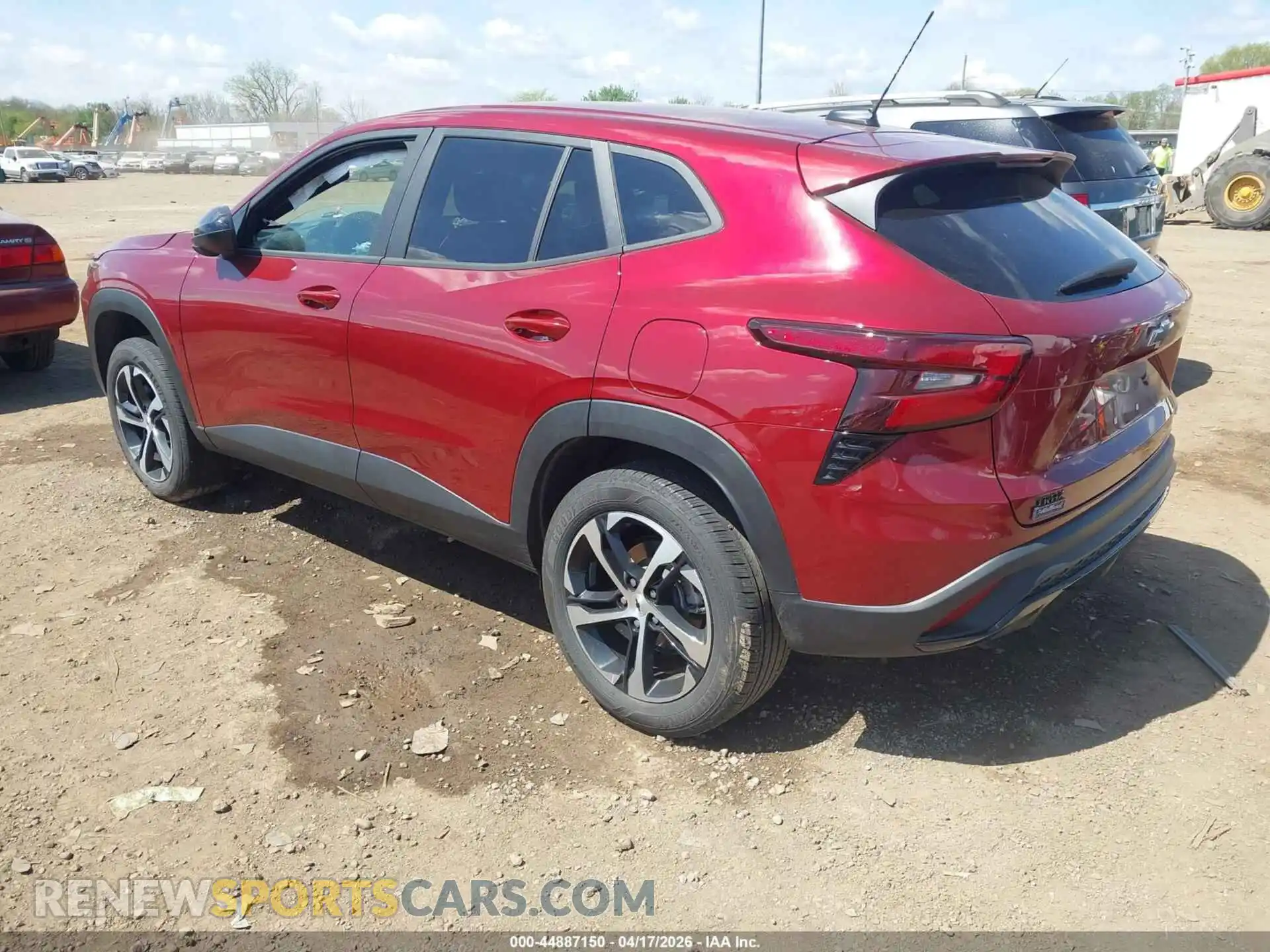 3 Photograph of a damaged car KL77LGEPXSC205084 CHEVROLET TRAX 2025