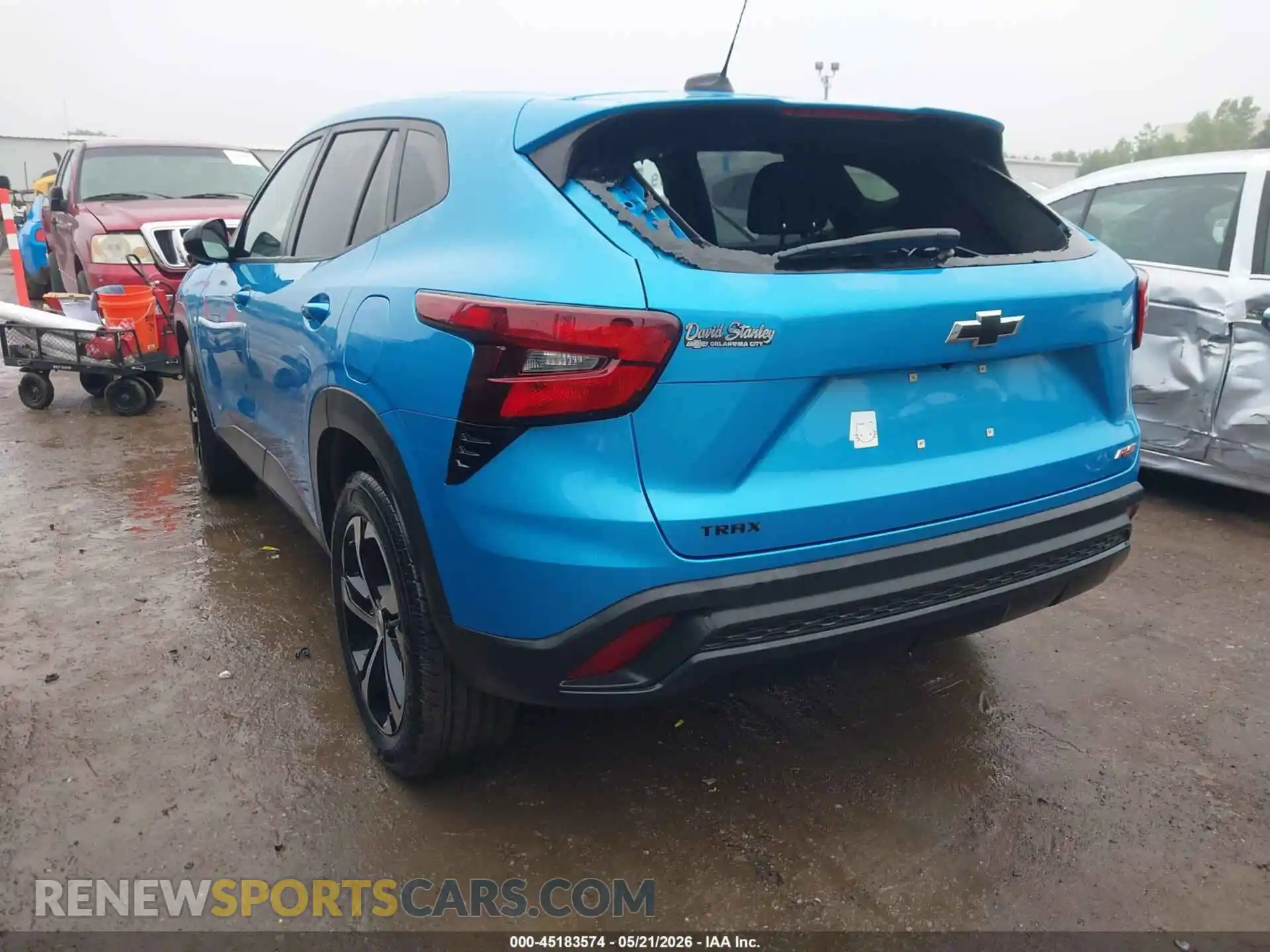 3 Photograph of a damaged car KL77LGEPXSC208986 CHEVROLET TRAX 2025