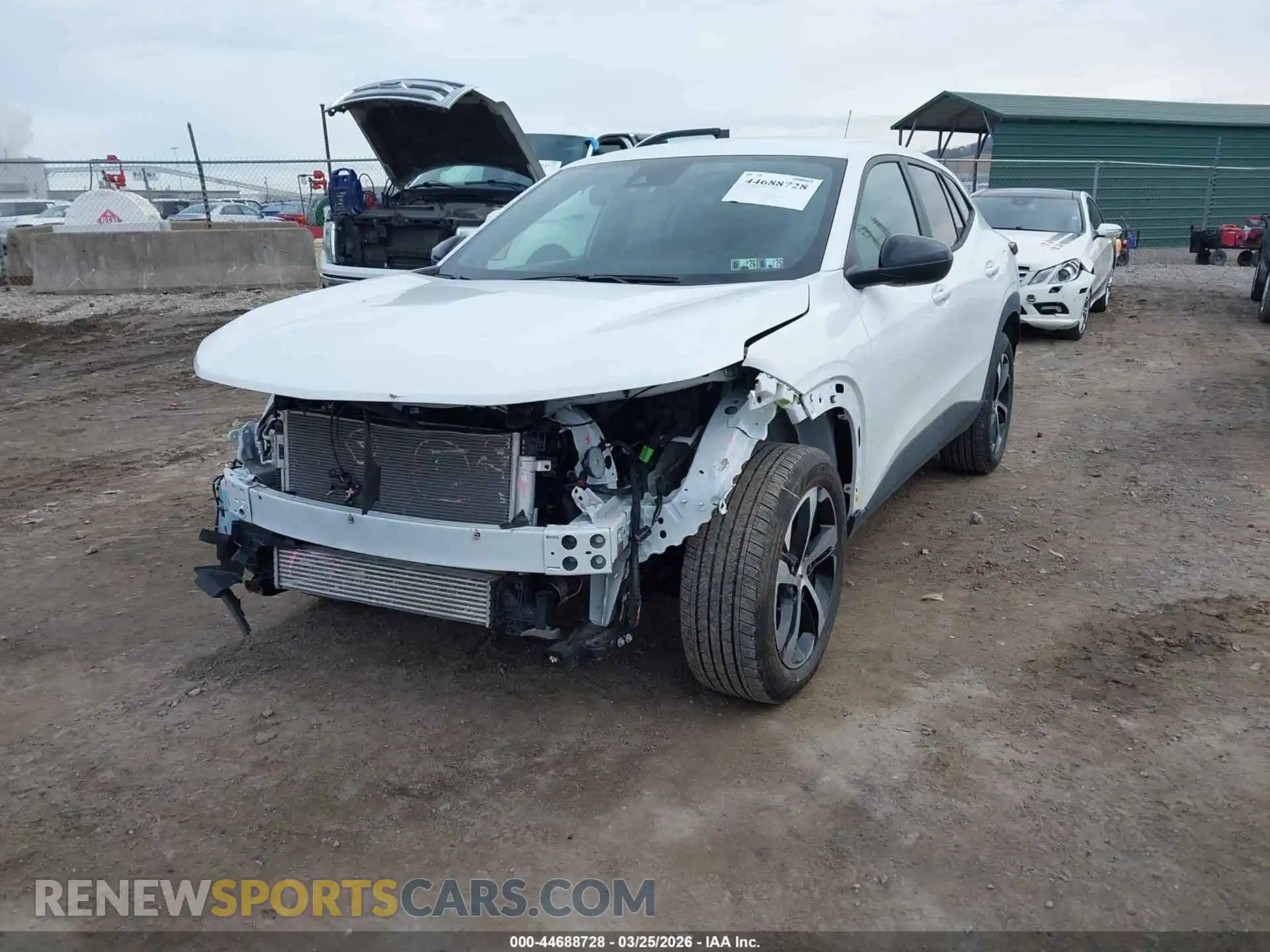 2 Photograph of a damaged car KL77LGEPXSC293926 CHEVROLET TRAX 2025
