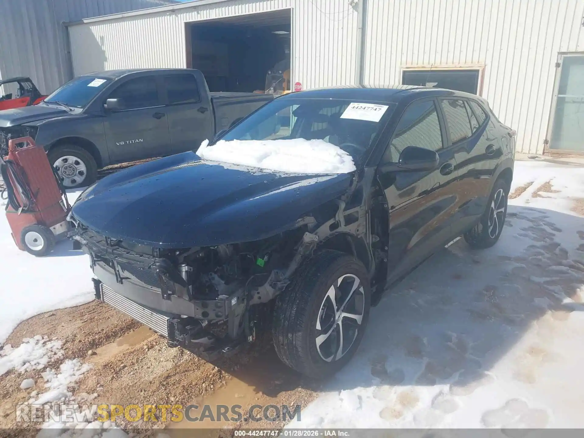 2 Photograph of a damaged car KL77LGEPXSC311129 CHEVROLET TRAX 2025