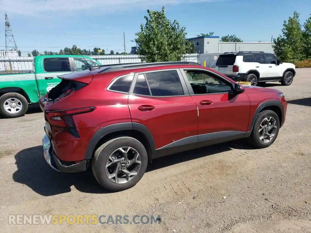 3 Photograph of a damaged car KL77LHE24SC033340 CHEVROLET TRAX 2025