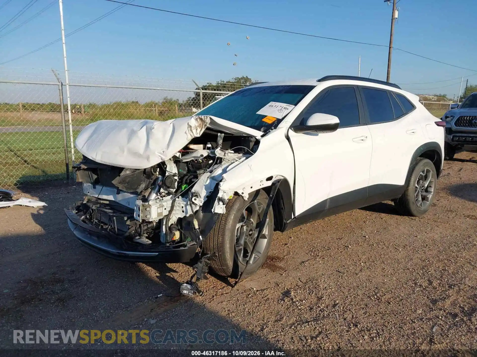 2 Photograph of a damaged car KL77LHEP0SC052219 CHEVROLET TRAX 2025