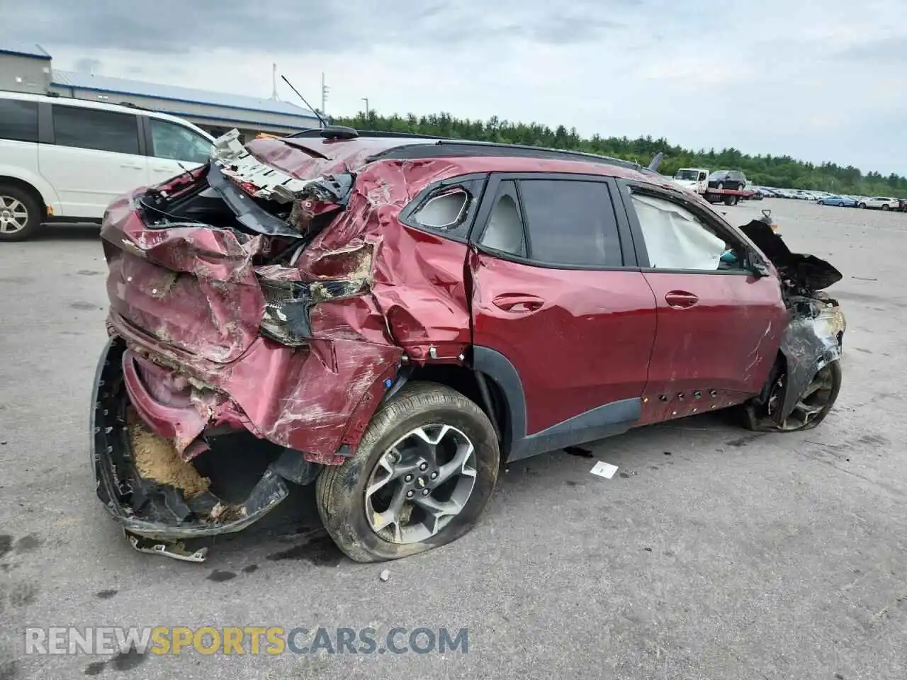 3 Photograph of a damaged car KL77LHEP0SC069084 CHEVROLET TRAX 2025