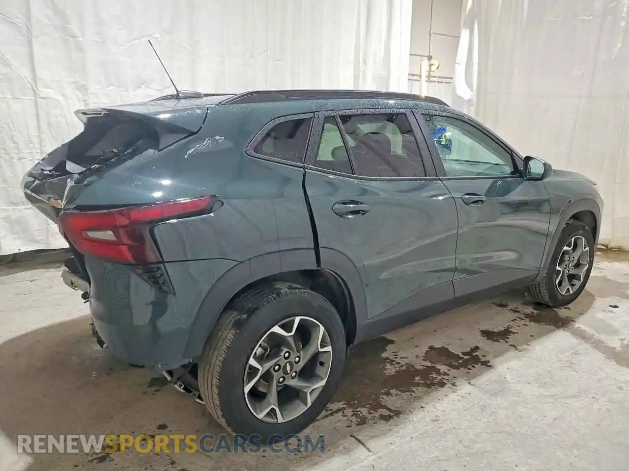 3 fotografías del automóvil dañado KL77LHEP0SC167306 CHEVROLET TRAX 2025
