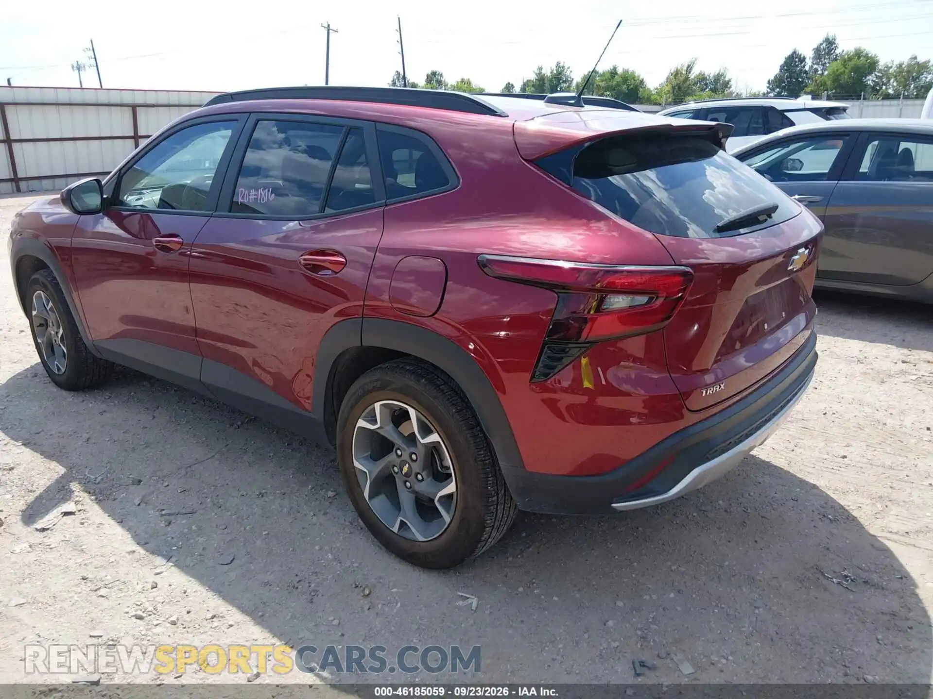 3 Photograph of a damaged car KL77LHEP0SC179519 CHEVROLET TRAX 2025