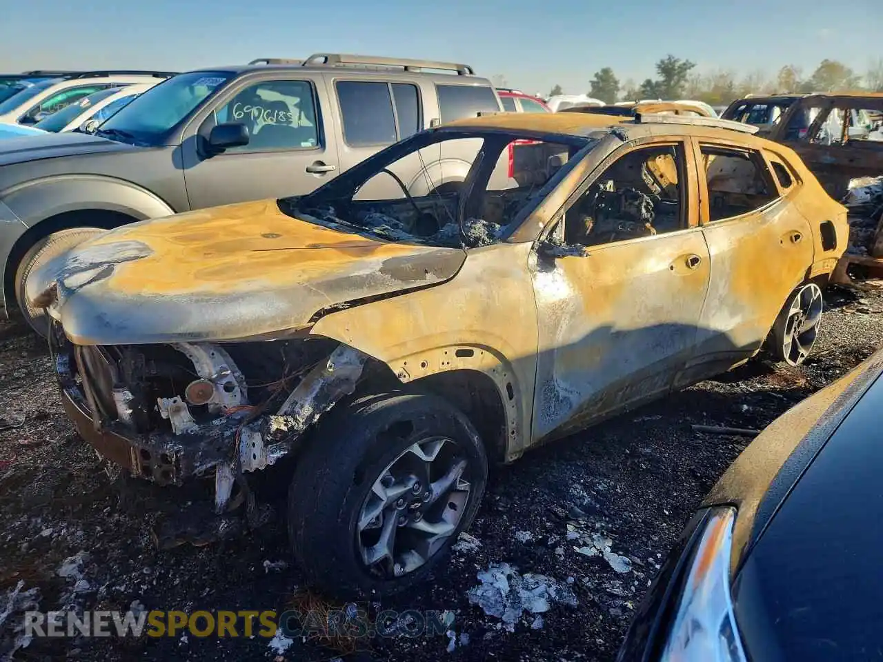1 Photograph of a damaged car KL77LHEP0SC179634 CHEVROLET TRAX 2025