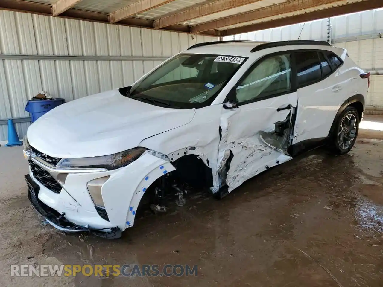 1 Photograph of a damaged car KL77LHEP0SC225172 CHEVROLET TRAX 2025