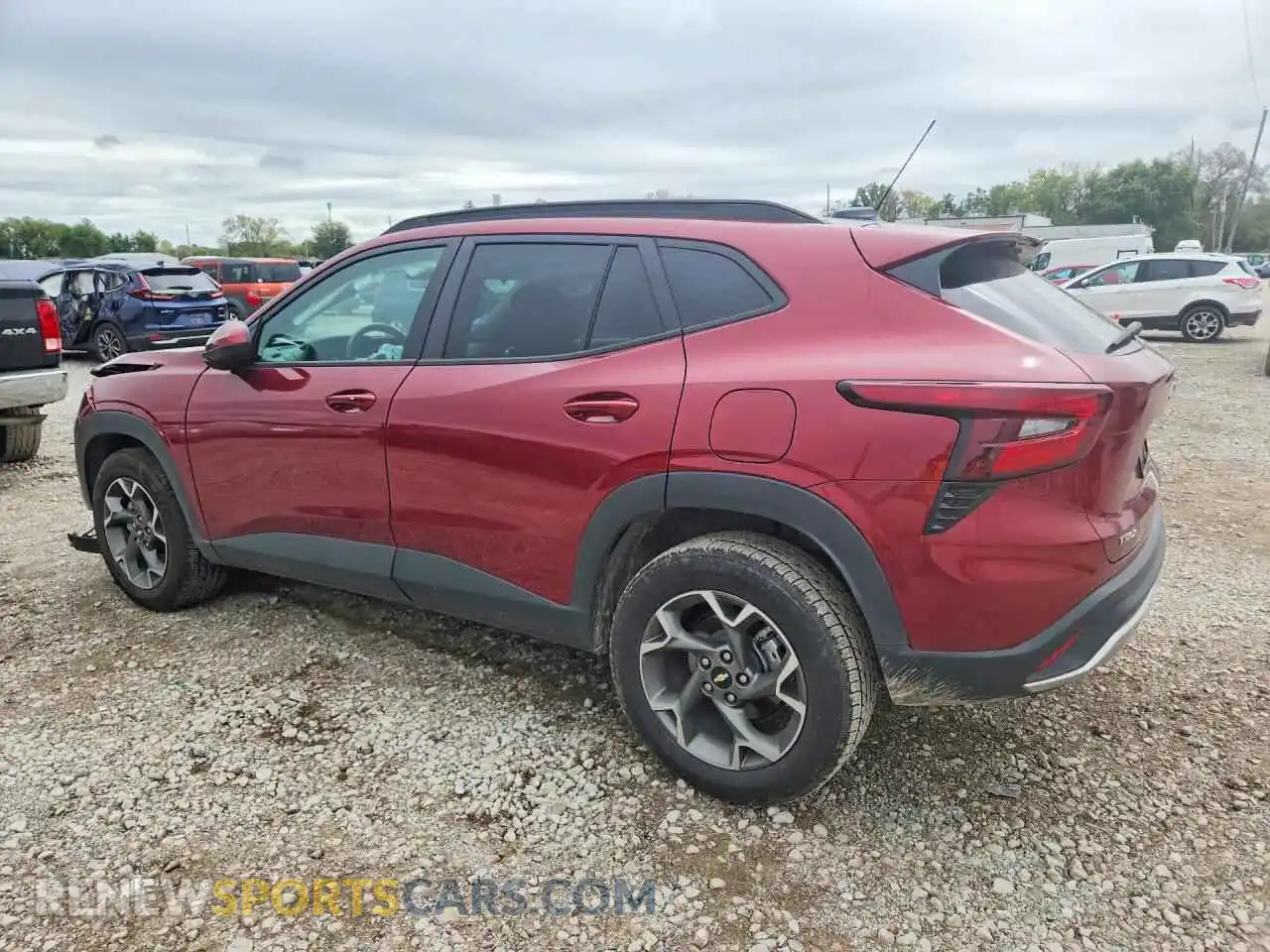 2 Photograph of a damaged car KL77LHEP0SC230758 CHEVROLET TRAX 2025