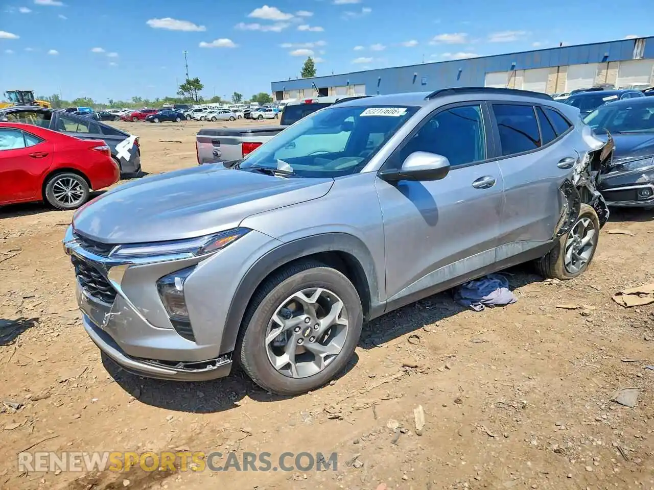 1 Photograph of a damaged car KL77LHEP0SC238388 CHEVROLET TRAX 2025