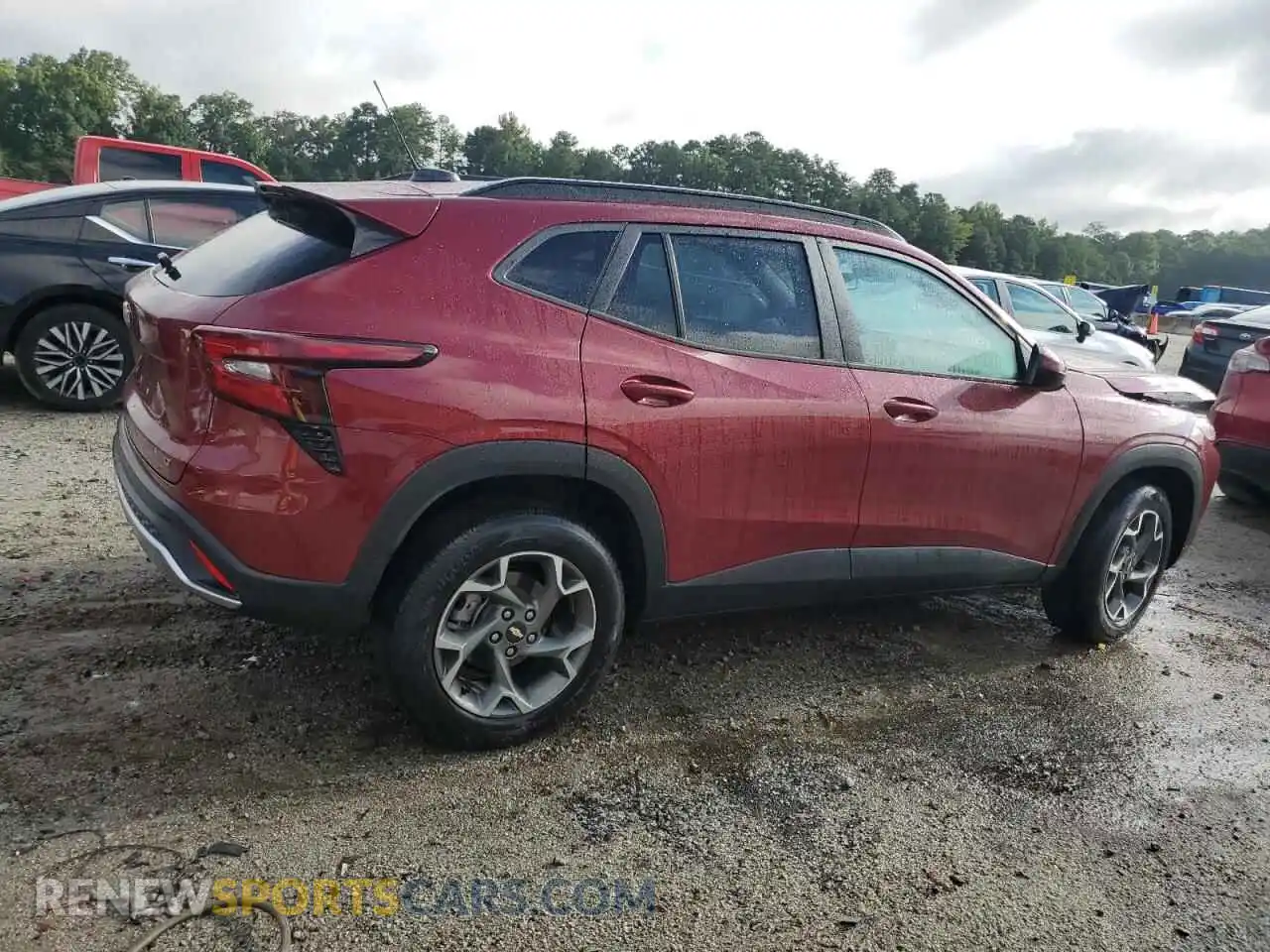 3 Фотография поврежденного автомобиля KL77LHEP0SC251819 CHEVROLET TRAX 2025