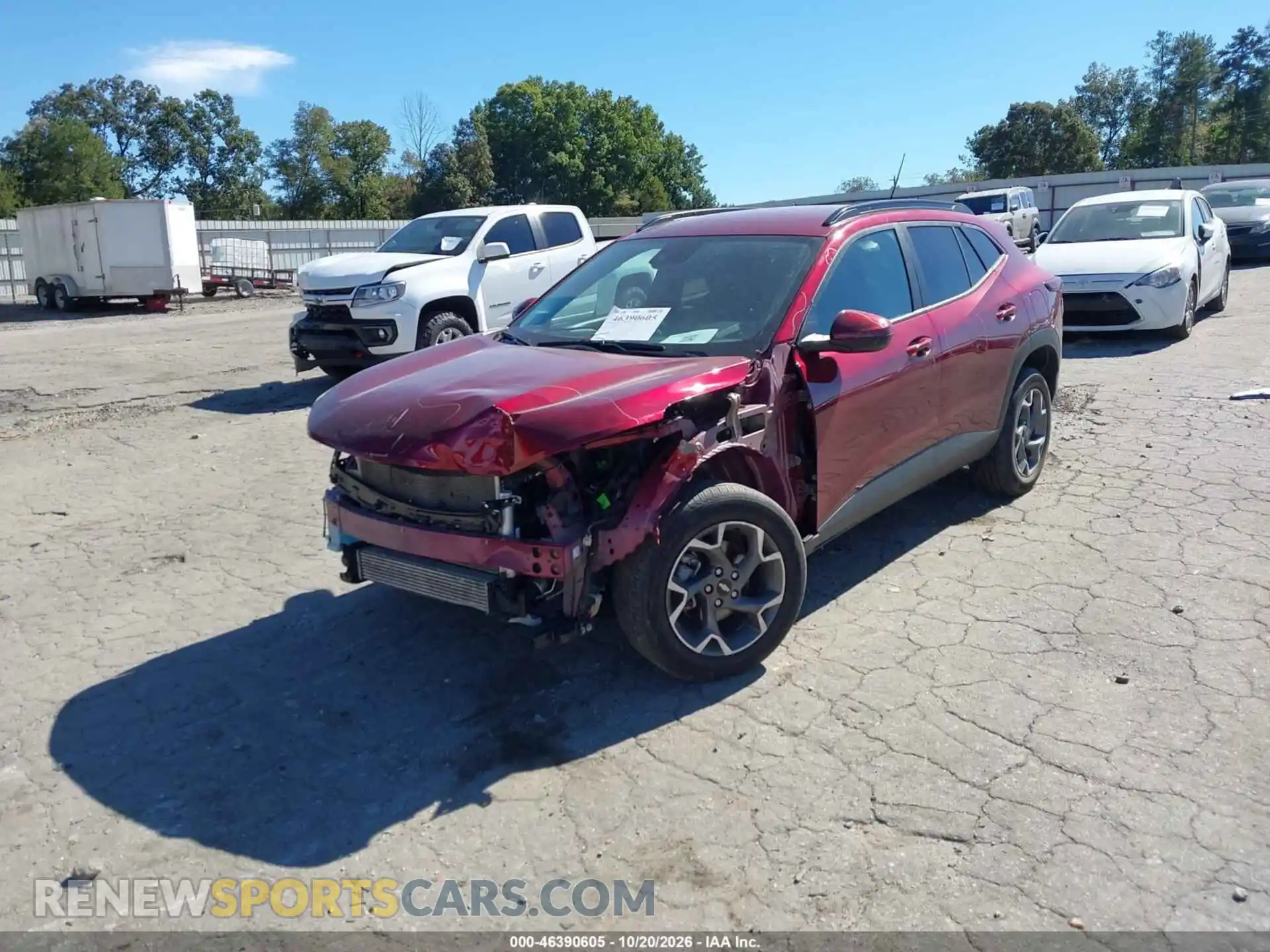 2 Photograph of a damaged car KL77LHEP0SC264120 CHEVROLET TRAX 2025