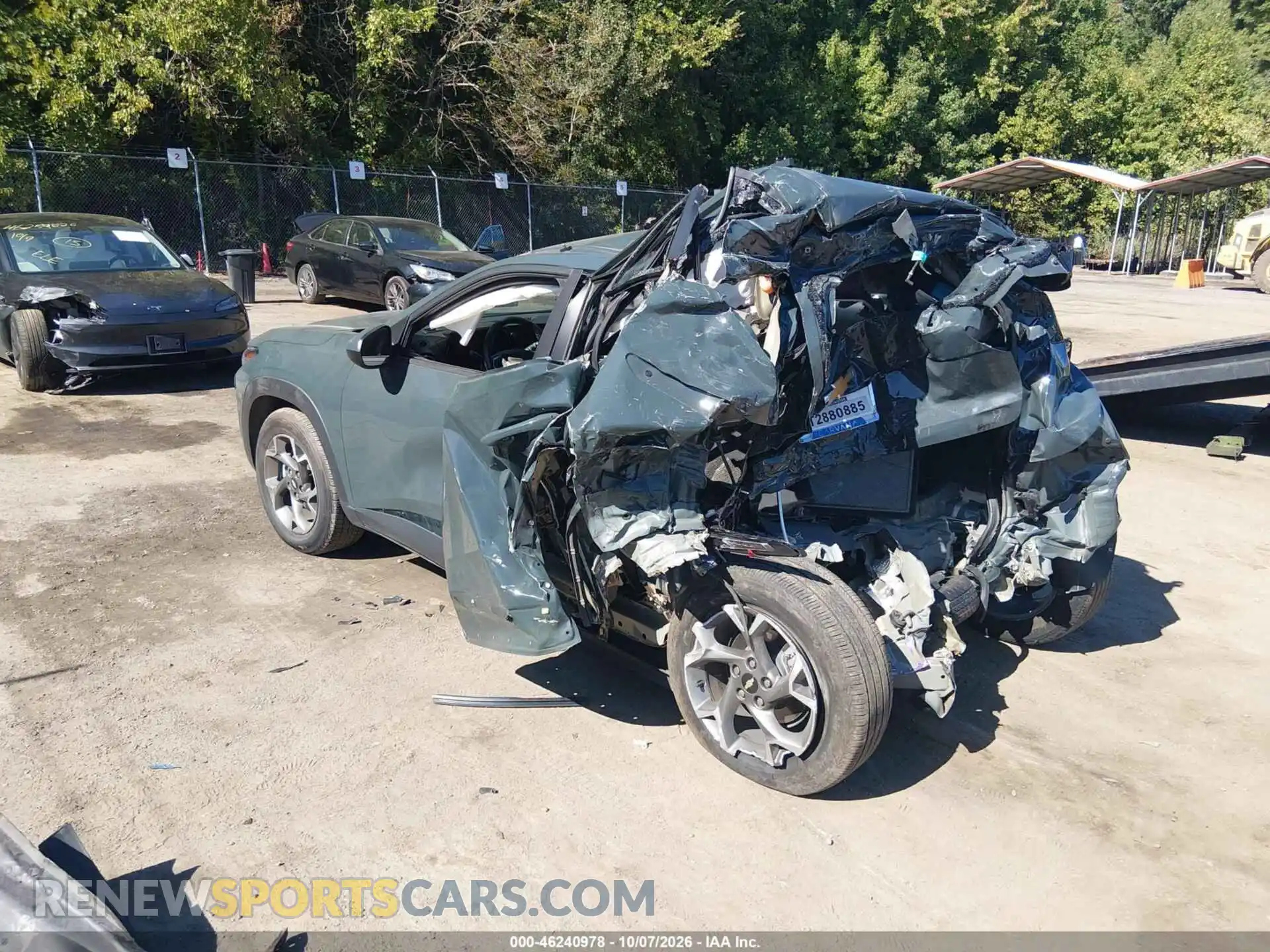 3 Photograph of a damaged car KL77LHEP0SC267891 CHEVROLET TRAX 2025