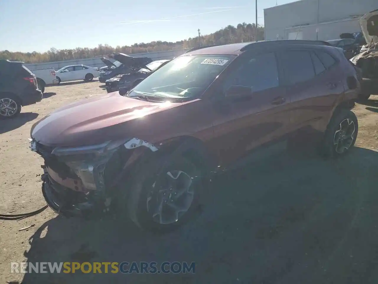 1 Фотография поврежденного автомобиля KL77LHEP1SC049278 CHEVROLET TRAX 2025