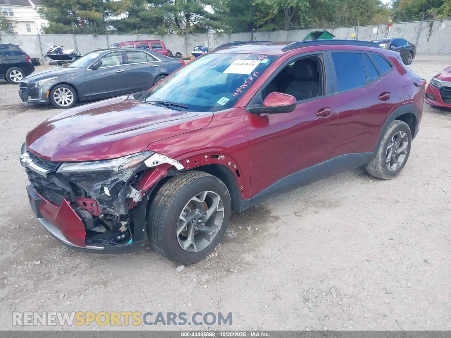 2 Photograph of a damaged car KL77LHEP1SC077808 CHEVROLET TRAX 2025