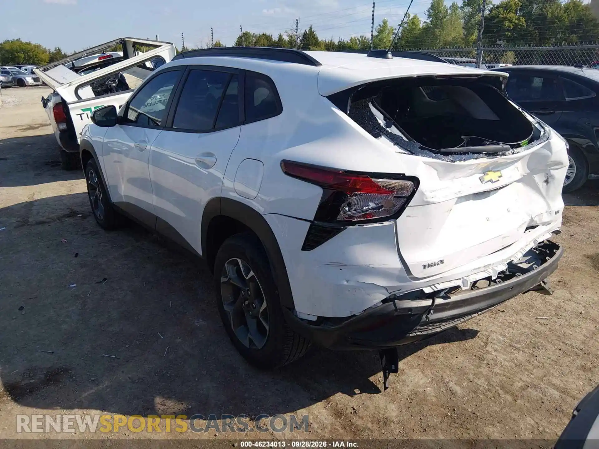 3 Photograph of a damaged car KL77LHEP1SC091143 CHEVROLET TRAX 2025