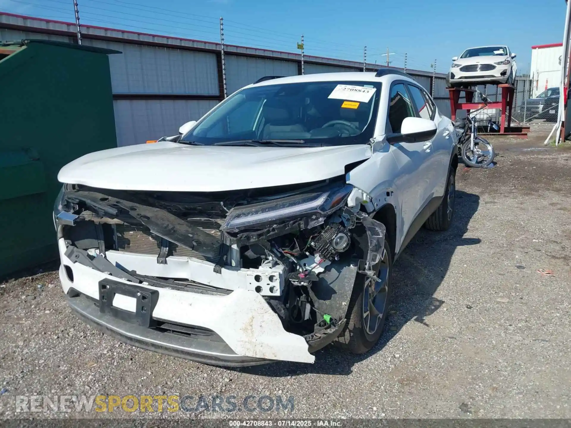 2 Photograph of a damaged car KL77LHEP1SC148943 CHEVROLET TRAX 2025