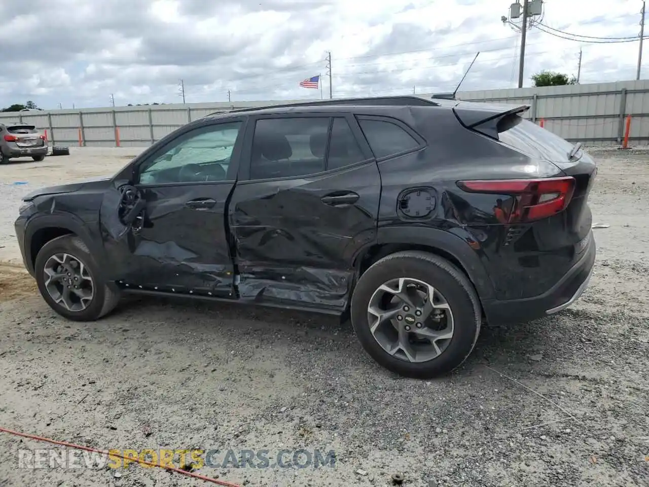 2 Photograph of a damaged car KL77LHEP1SC163488 CHEVROLET TRAX 2025