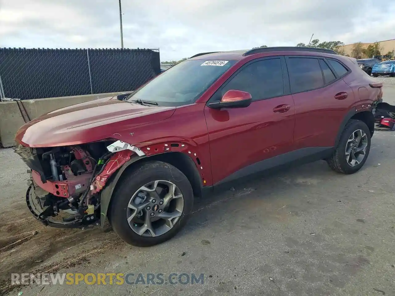 1 fotografías del automóvil dañado KL77LHEP1SC187306 CHEVROLET TRAX 2025