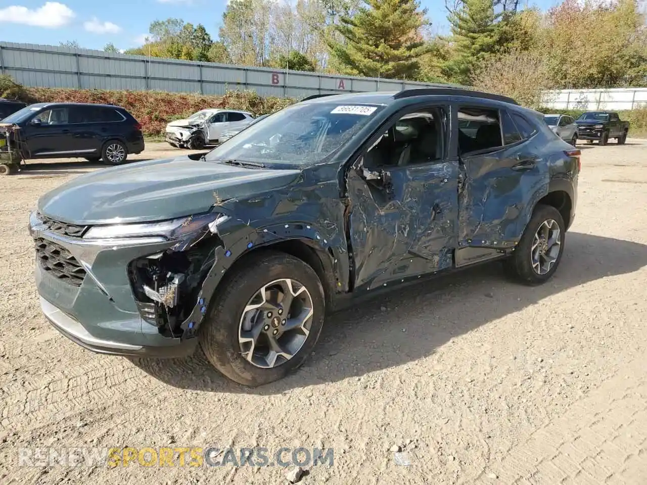1 Photograph of a damaged car KL77LHEP1SC227982 CHEVROLET TRAX 2025