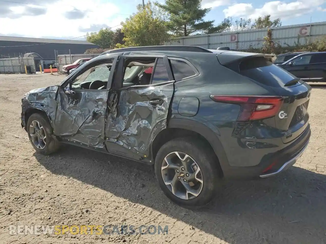 2 Photograph of a damaged car KL77LHEP1SC227982 CHEVROLET TRAX 2025