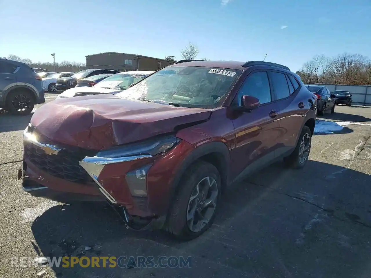 1 fotografías del automóvil dañado KL77LHEP1SC231658 CHEVROLET TRAX 2025