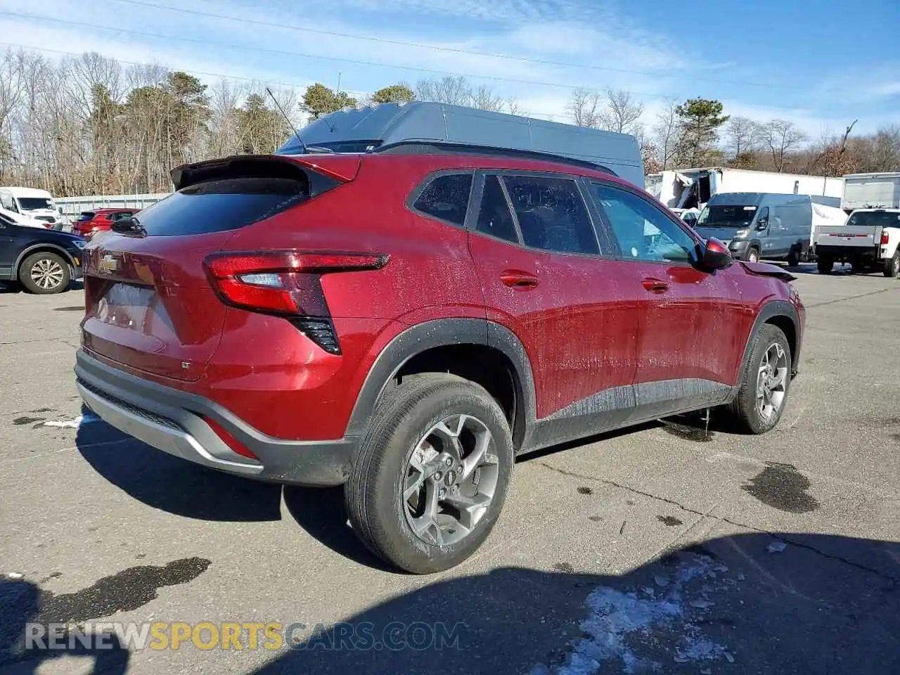3 fotografías del automóvil dañado KL77LHEP1SC231658 CHEVROLET TRAX 2025