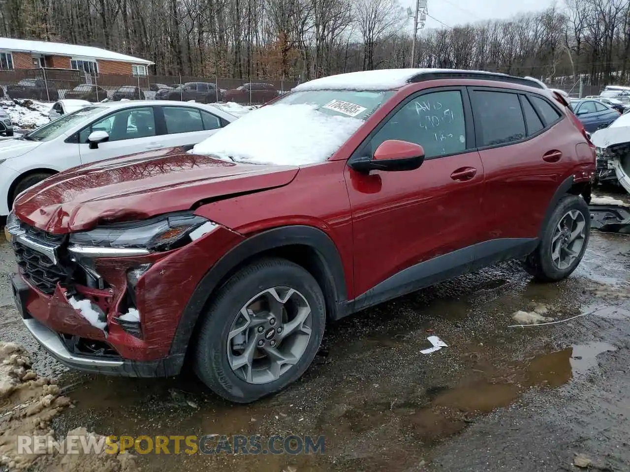 1 Photograph of a damaged car KL77LHEP1SC233264 CHEVROLET TRAX 2025