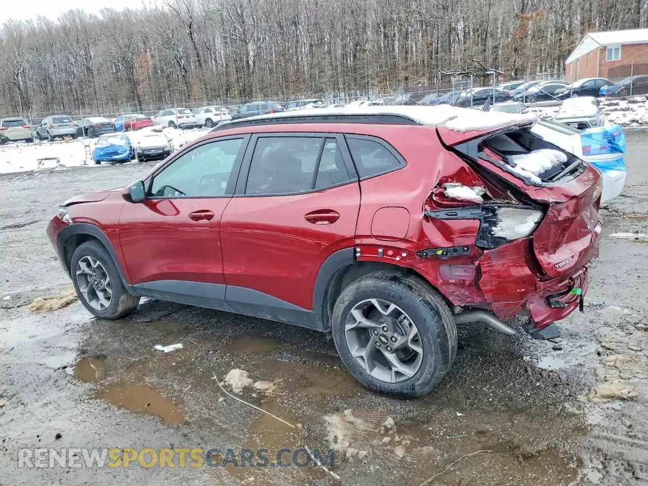 2 Photograph of a damaged car KL77LHEP1SC233264 CHEVROLET TRAX 2025