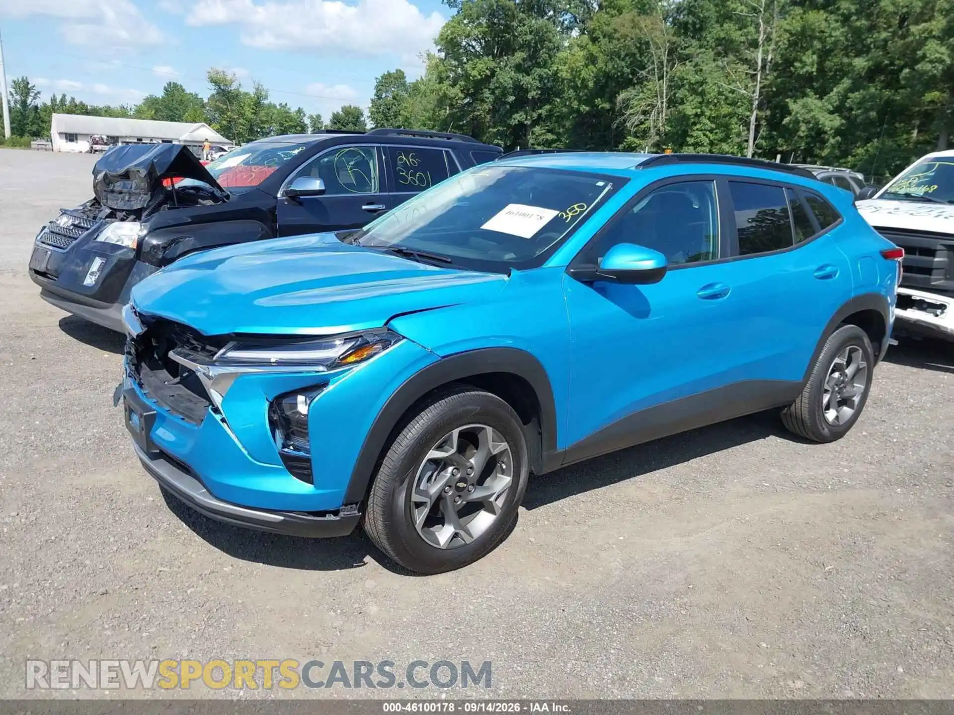 2 Photograph of a damaged car KL77LHEP1SC276146 CHEVROLET TRAX 2025