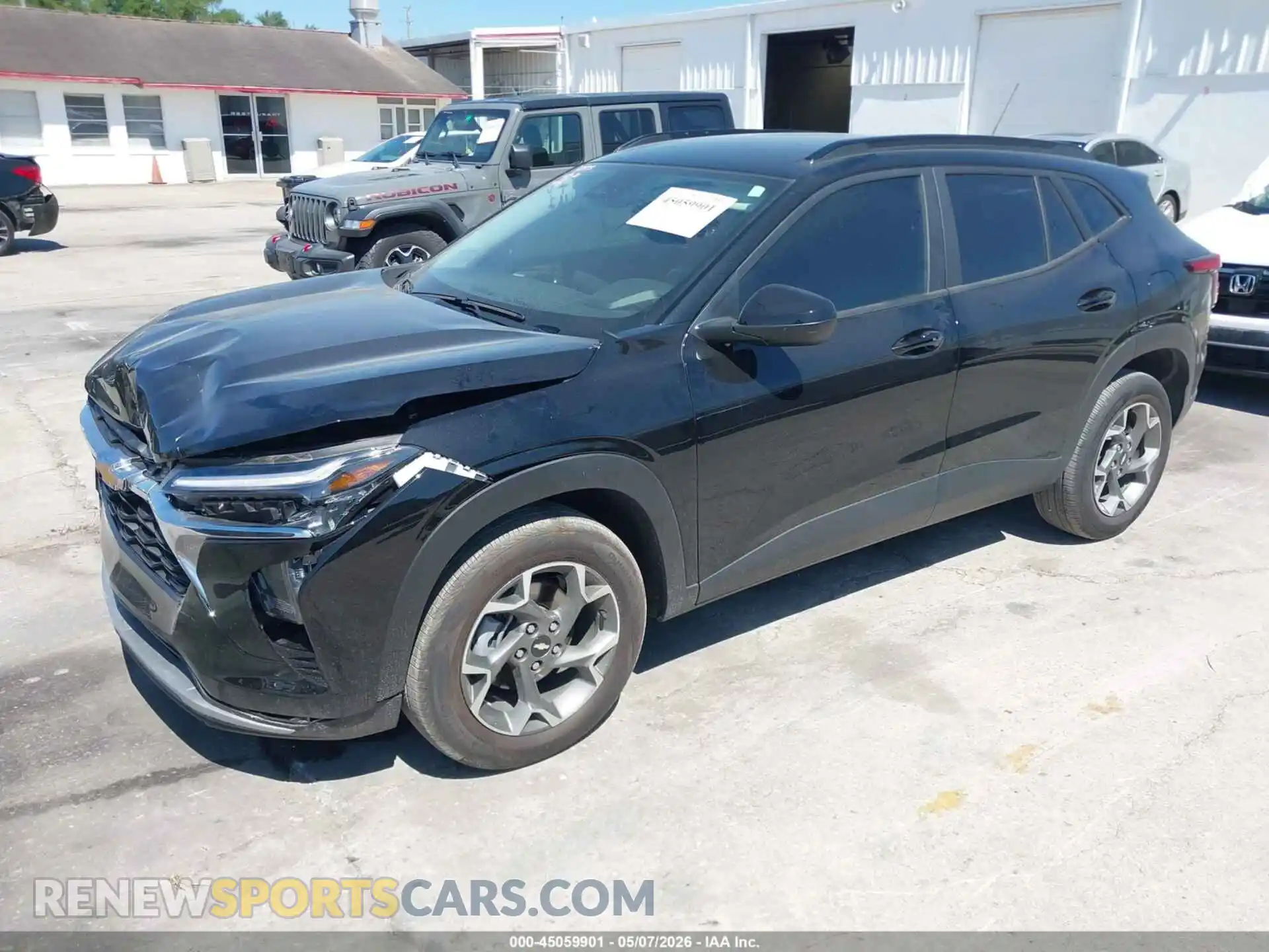 2 Photograph of a damaged car KL77LHEP1SC308870 CHEVROLET TRAX 2025