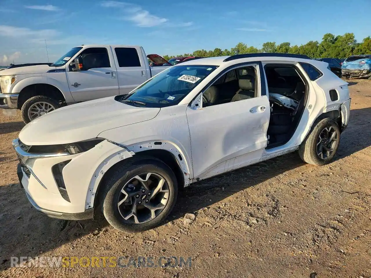 1 fotografías del automóvil dañado KL77LHEP2SC100187 CHEVROLET TRAX 2025