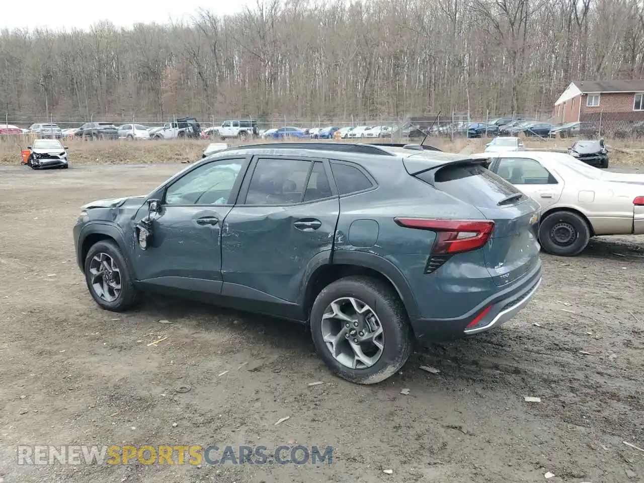 2 Photograph of a damaged car KL77LHEP2SC147073 CHEVROLET TRAX 2025