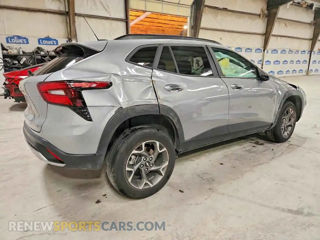 3 fotografías del automóvil dañado KL77LHEP2SC170515 CHEVROLET TRAX 2025