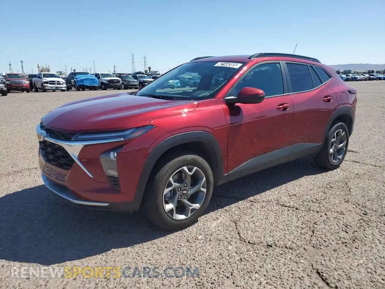 1 Photograph of a damaged car KL77LHEP2SC222354 CHEVROLET TRAX 2025