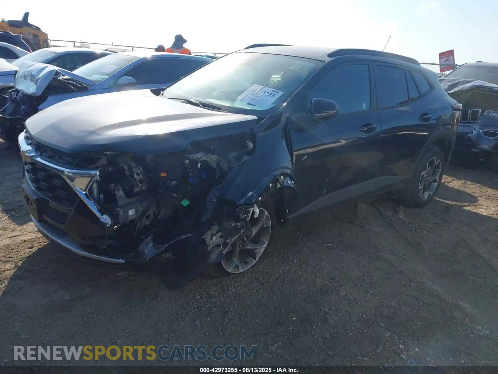 2 Photograph of a damaged car KL77LHEP2SC234388 CHEVROLET TRAX 2025
