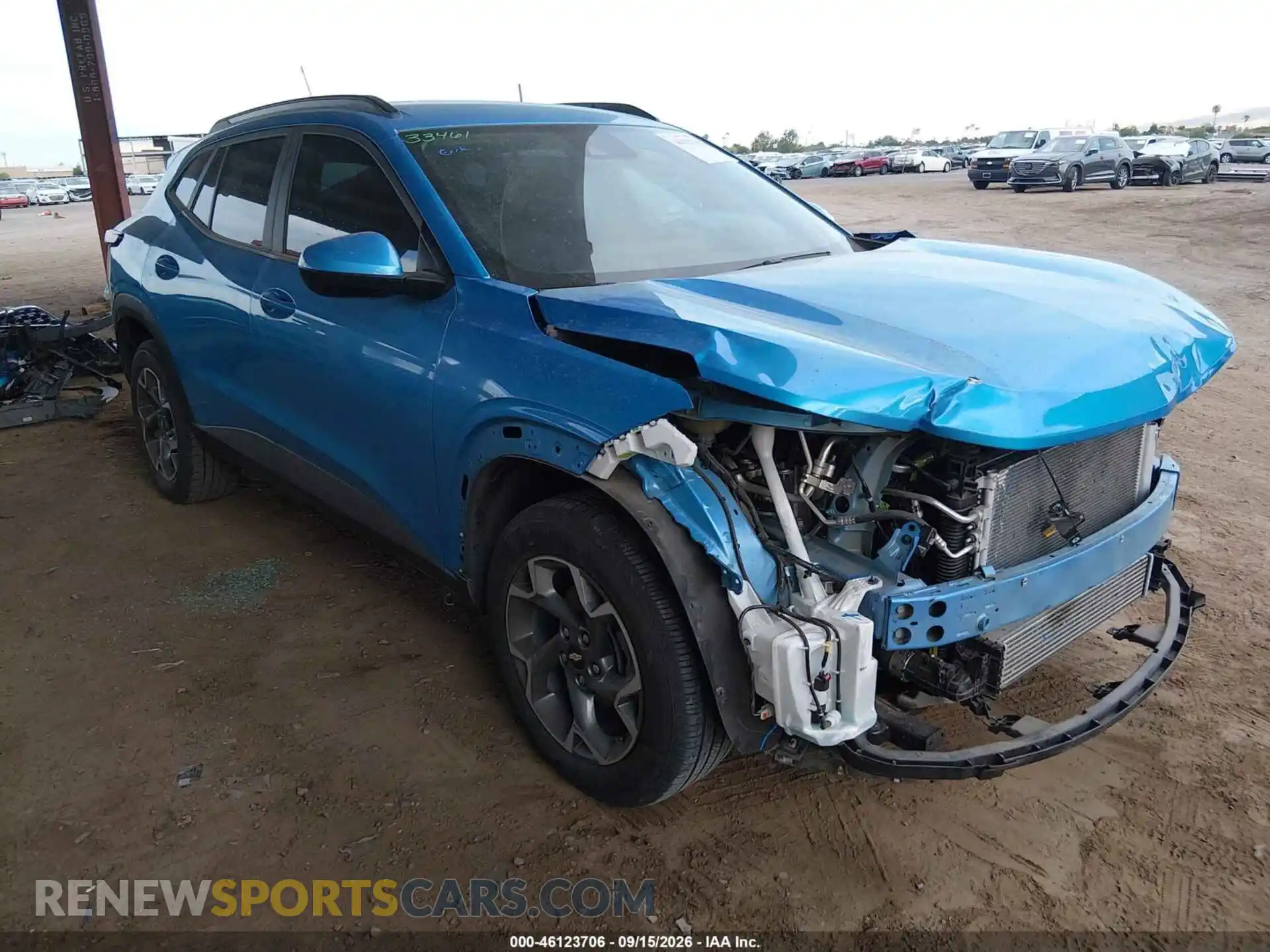 1 Photograph of a damaged car KL77LHEP3SC225859 CHEVROLET TRAX 2025