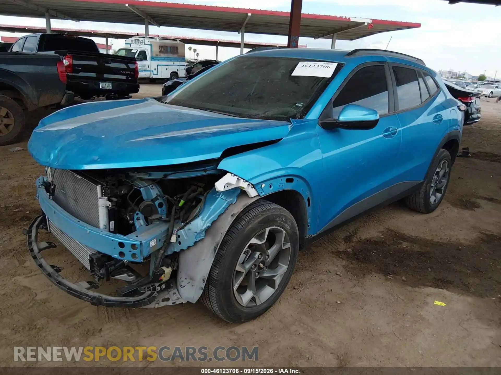 2 Photograph of a damaged car KL77LHEP3SC225859 CHEVROLET TRAX 2025
